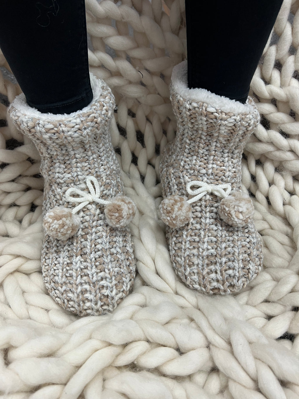 Ladies Glitter Sparkle Bootie