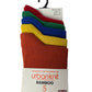 Men's 5pp Bamboo Ankle Socks - Vibrant