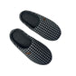 Men's Black & Grey Slippers