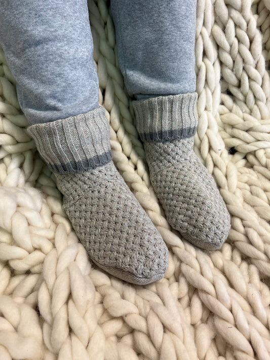 Ladies Seafoam Green Woven Bootie