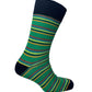 Men's 5pp Bright Ankle Socks - Zig Zag