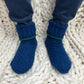 Men's Midnight and Green Tipped Bootie