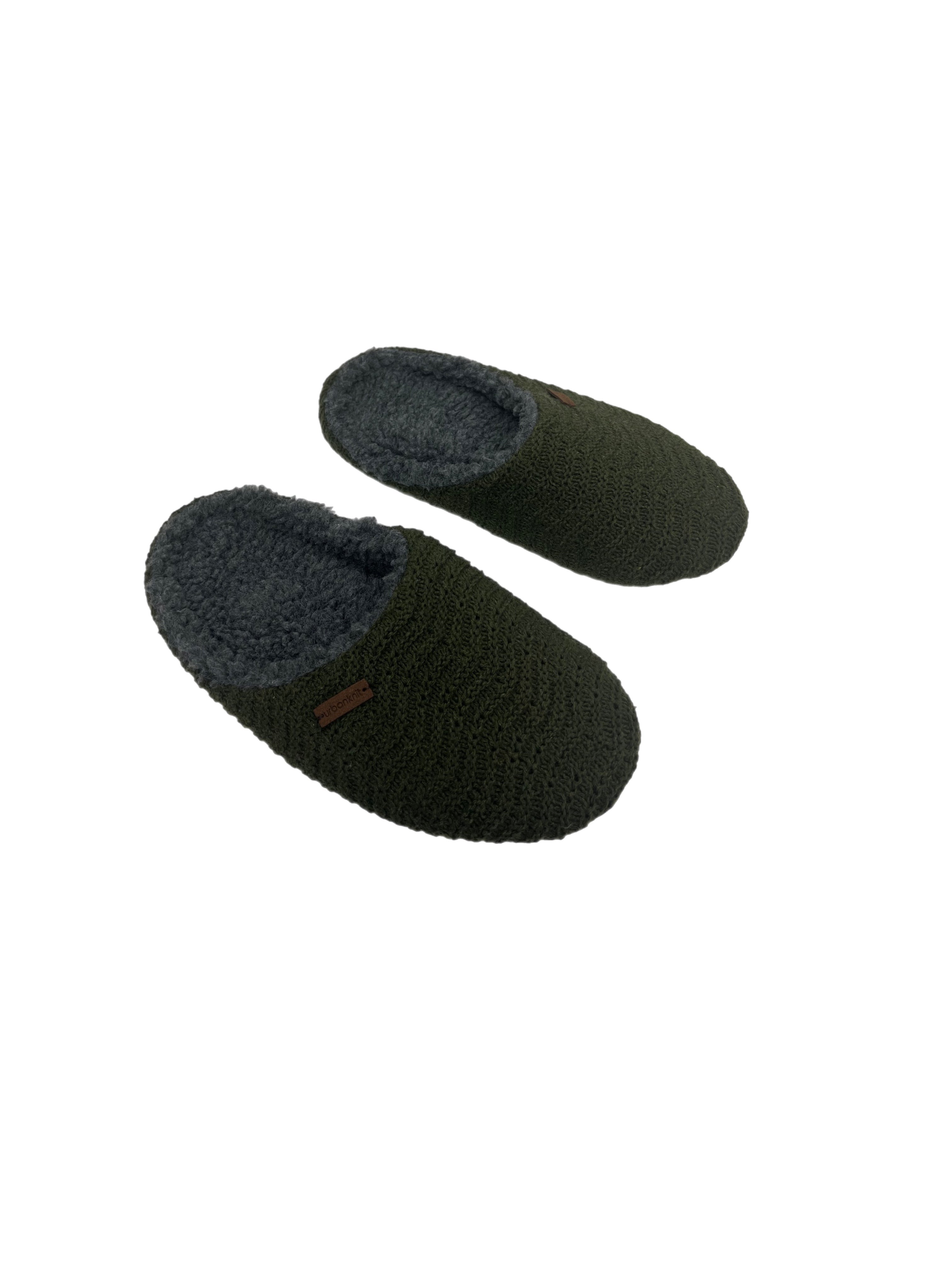 Men's Forest Green Cosy Slippers