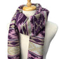 Ladies Lilac Purple Lightweight Aztec Scarf