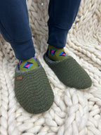 Men's Forest Green Cosy Slippers