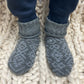 Men's Grey Snowflake Bootie