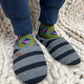 Men's Charcoal Nep Cosy Slippers