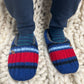 Men's Multi Striped Slipper