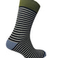 Men's 4pp Boot Ankle Socks - Black/Grey