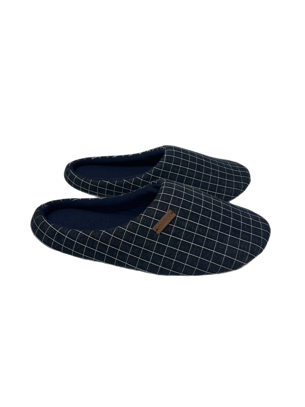 Men's Navy Slippers