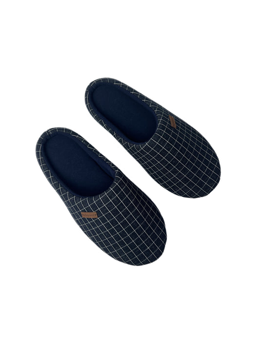 Men's Navy Slippers