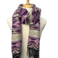 Ladies Lilac Purple Lightweight Aztec Scarf