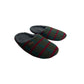 Men's Olive Check Cosy Slipper